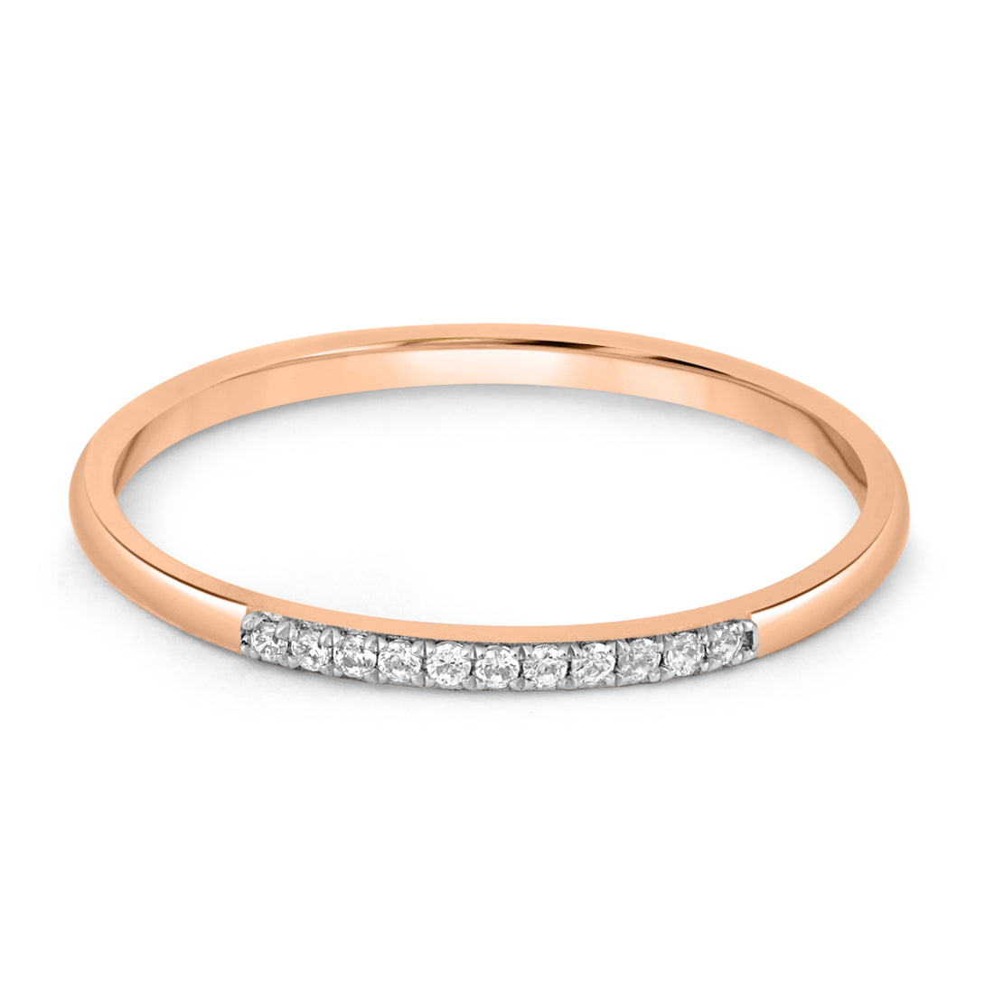 Glimmering Gold Ring with with Lab Grown Diamond