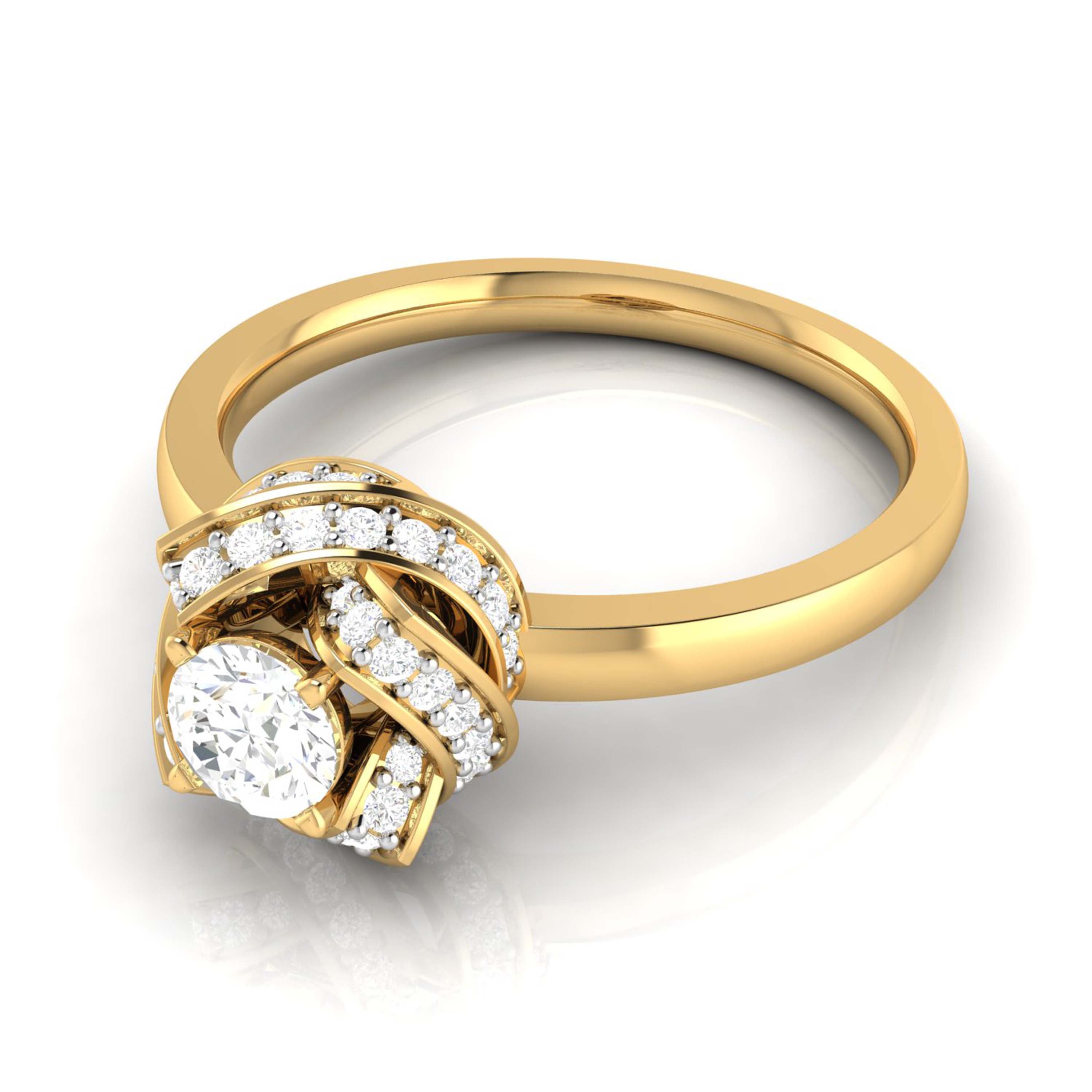 0.5 CT Glamour Scarlett Diamond Women Band