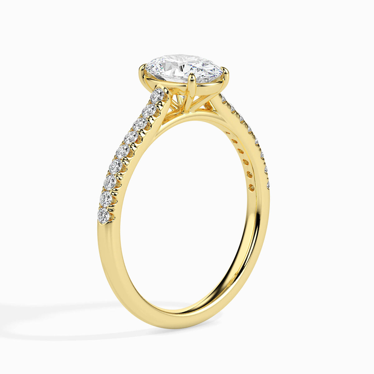 3 CT Lambency Solitaire Diamond Ring – Zavya