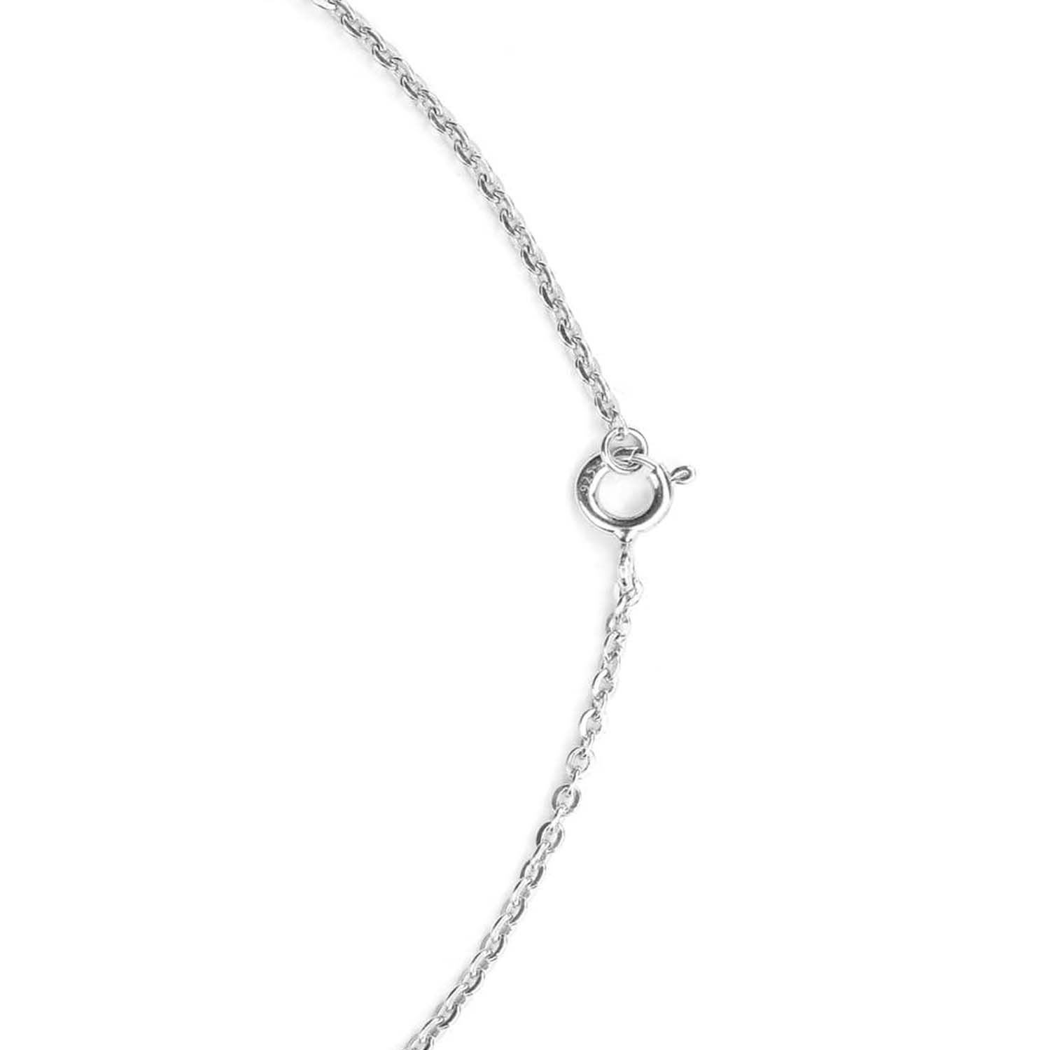 Nested Heart 925 Silver Necklace Chain