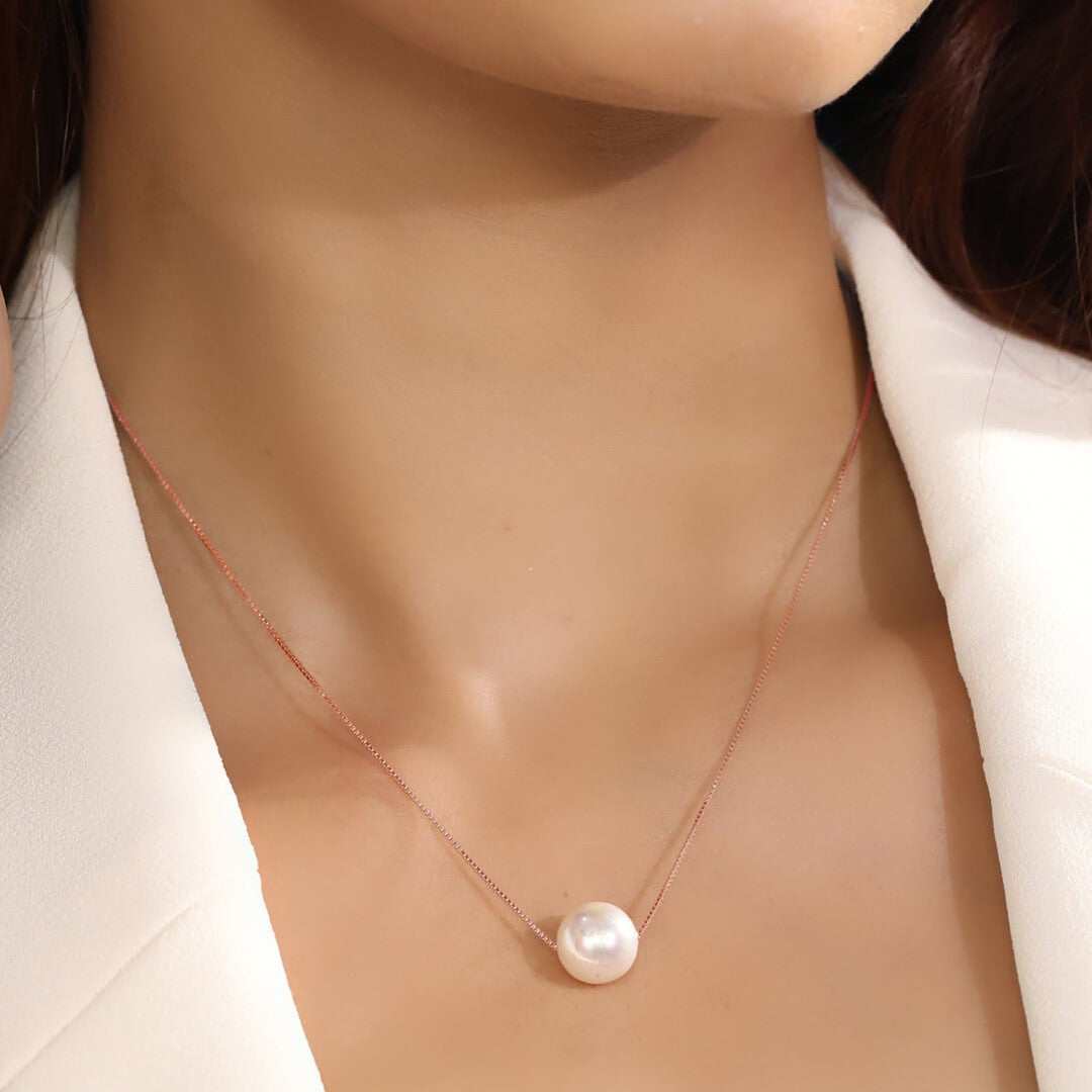 Love from the Sea Stunning Pearl 925 Silver Necklace Gift Combo