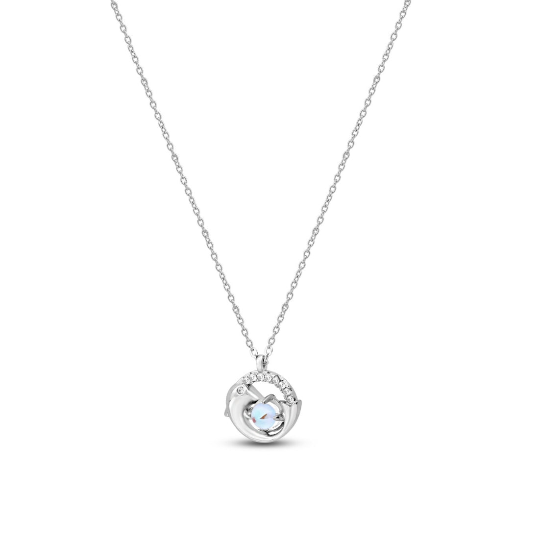 Radiance Rhodium Plated 925 Sterling Silver Necklace
