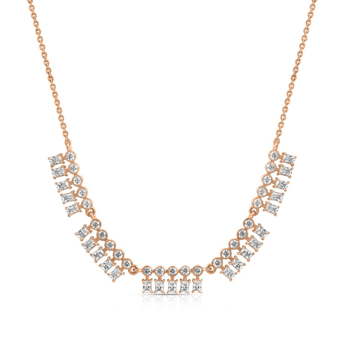 Minimal Rose Gold Plated 925 Sterling Silver Necklace