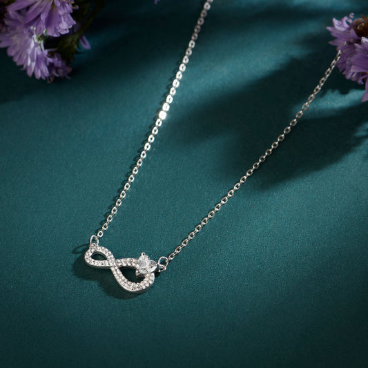 Where Our Love Grows 
 Rhodium Plated Necklace