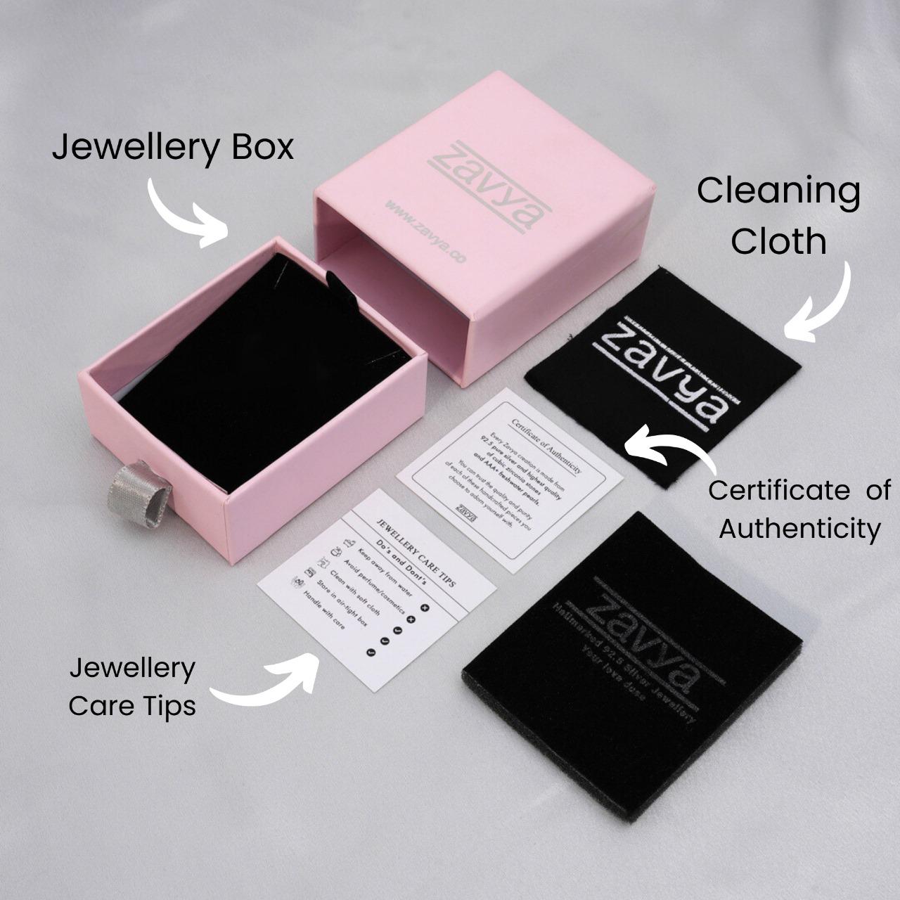 V-Edge Pavé Hug - Rhodium-Plated 925 Silver Huggie Earrings