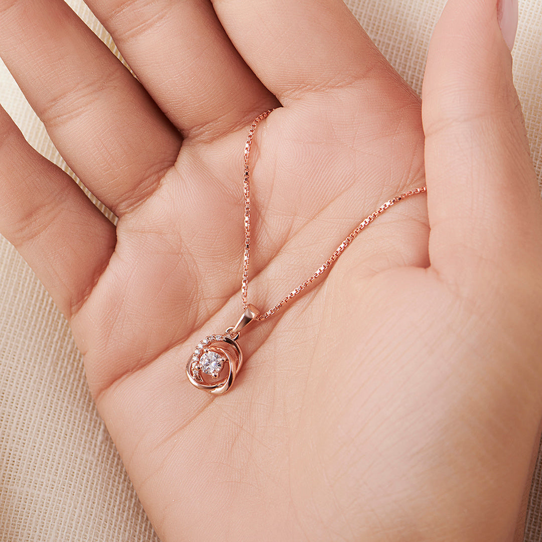 My Universe Rose Gold 925 Silver Necklace Chain Gift Hamper