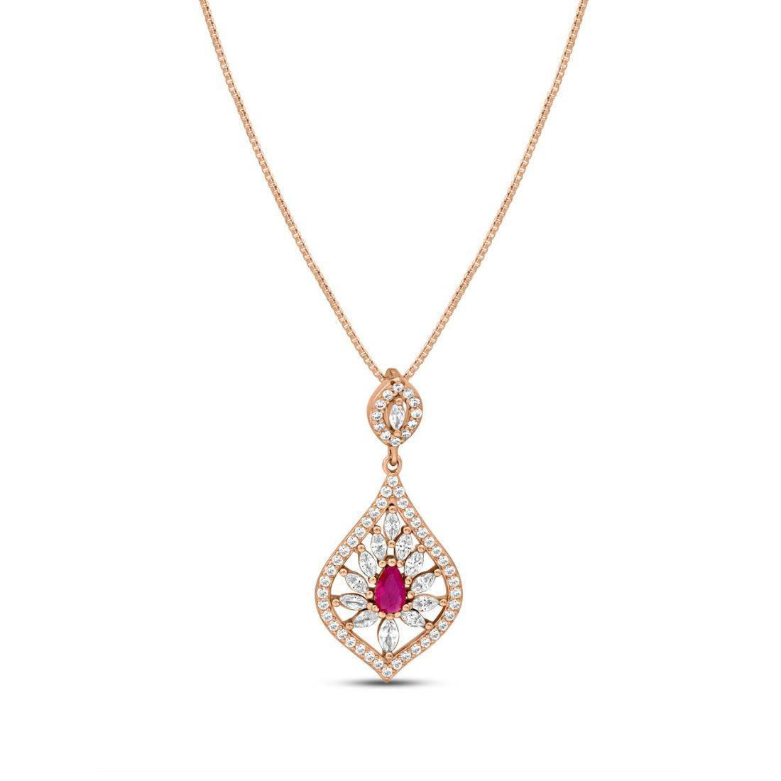 Dropling Rose Gold Plated 925 Sterling Silver Pendants
