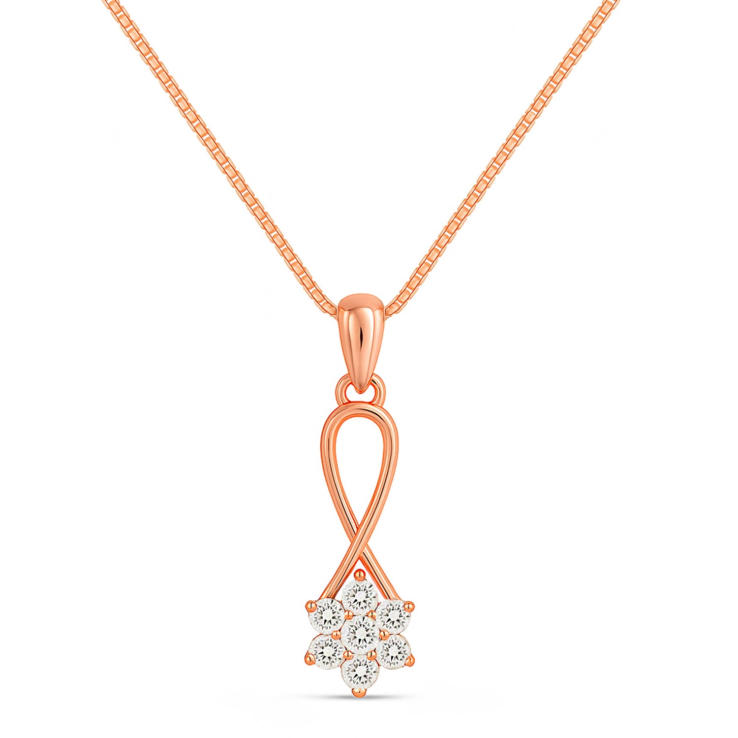 The Love Knot Bloom Rose Gold Plated Plated – Zavya
