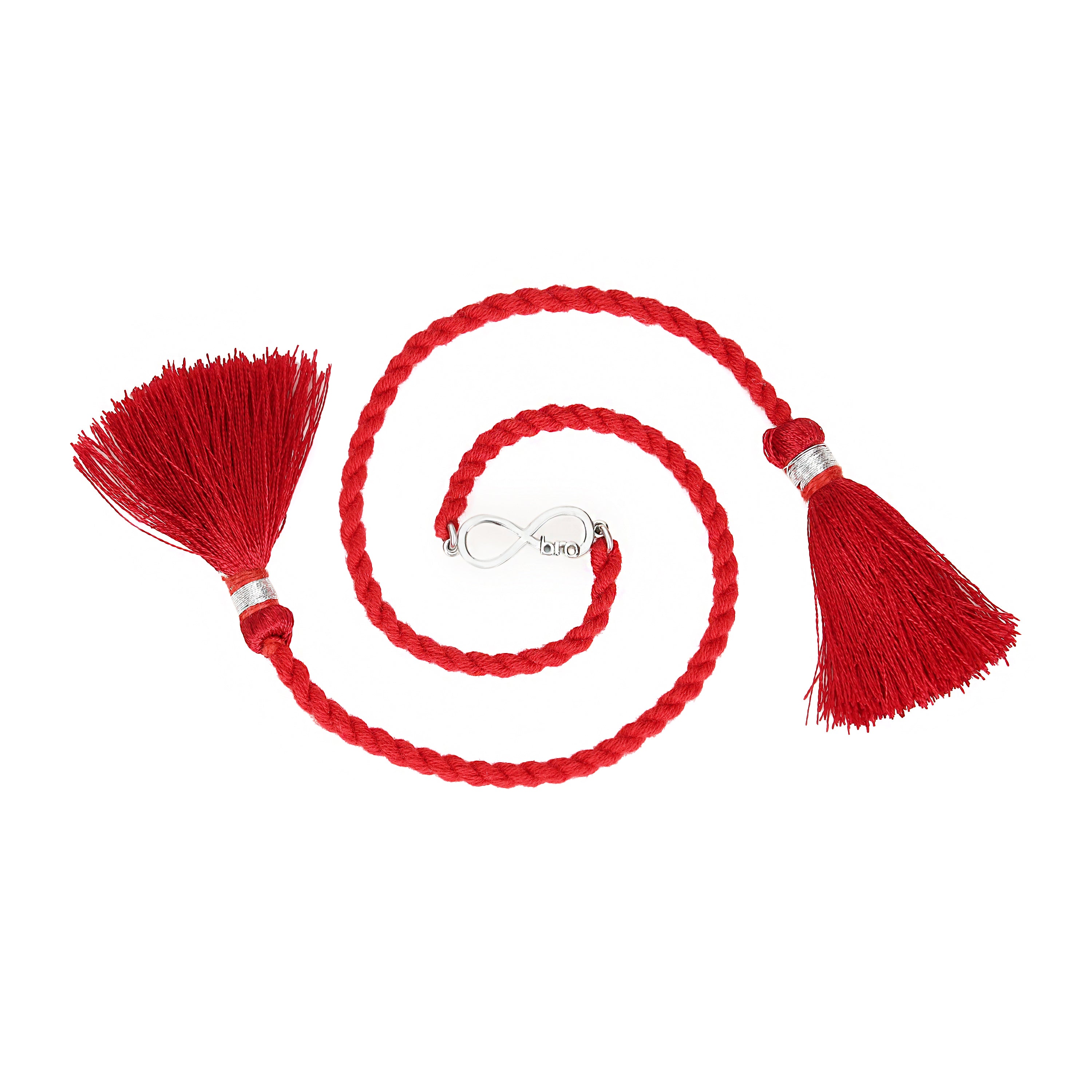 Eternal Bond Rhodium-Plated 925 Sterling Silver Rakhi