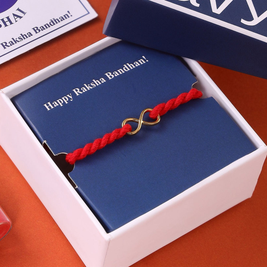 Everlasting Love Gold-Plated 925 Sterling Silver Rakhi