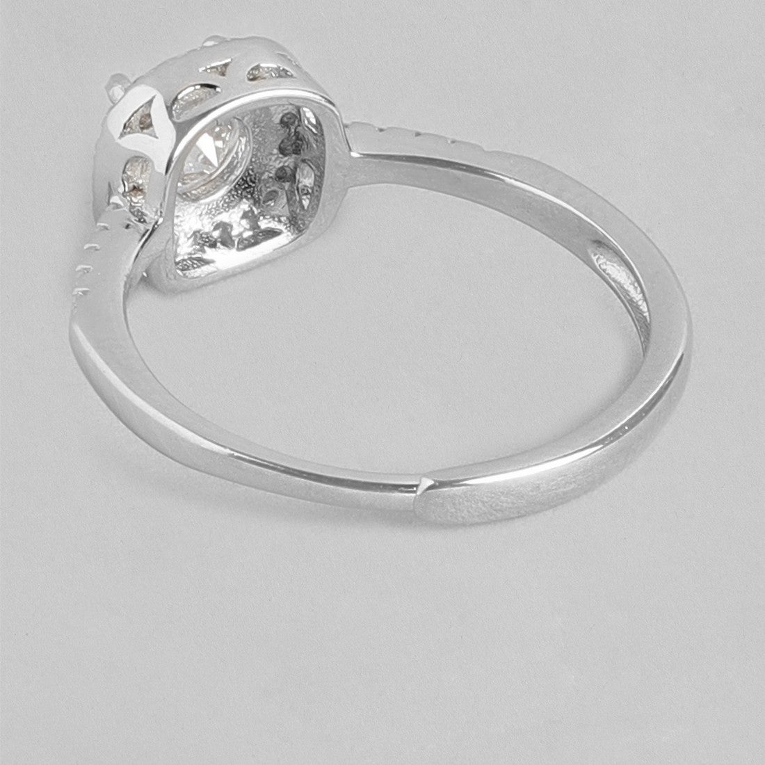 Date Night Staple Solitaire 925 Silver Ring(Adjustable)