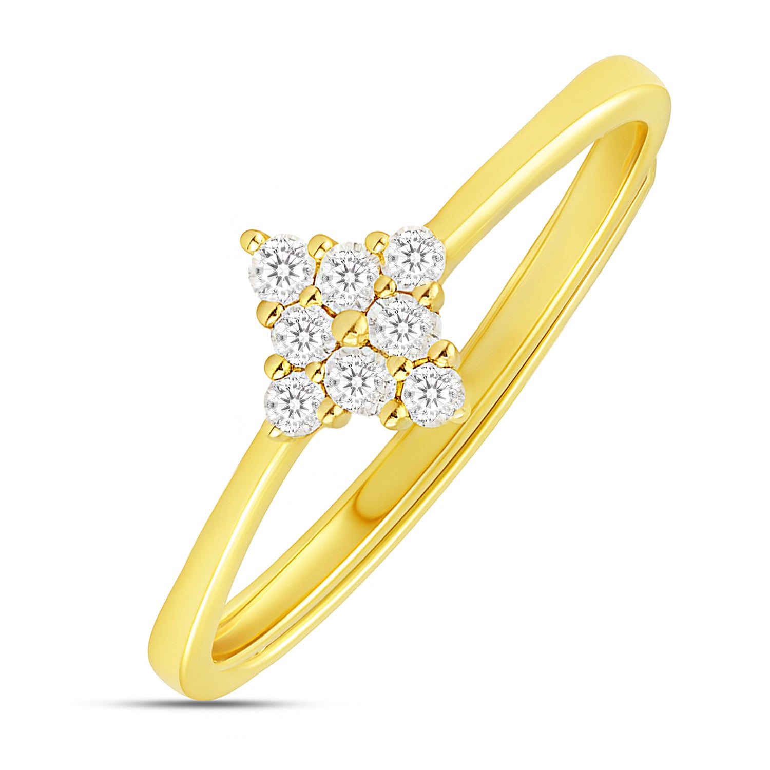A Little Spark of Forever Gold Plated Ring (Adjustable)