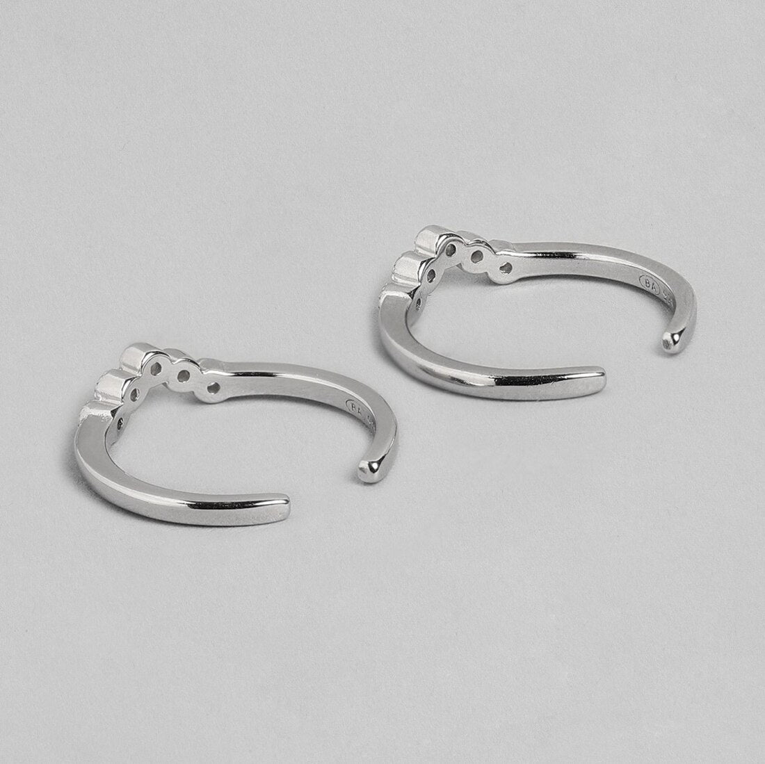 Dreamy Wishbone Silver Adjustable 925 Silver Toe Ring