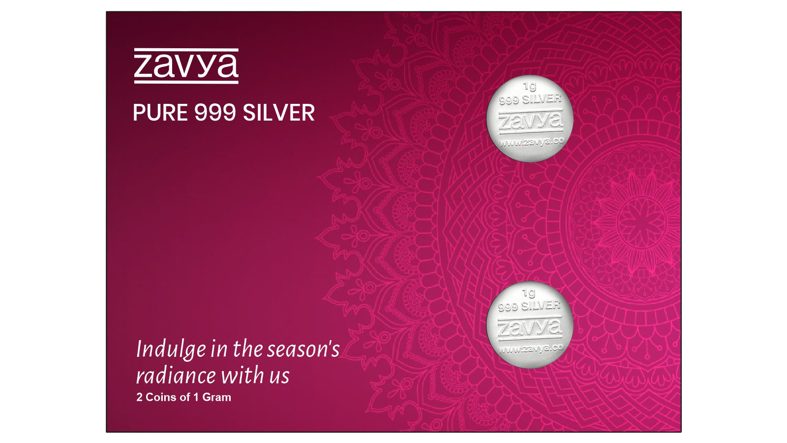 Zavya 999 Silver 2 Gram Coin