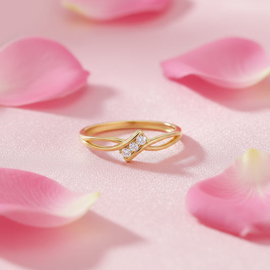 My Infinite Vow Gold Plated Ring (Adjustable)