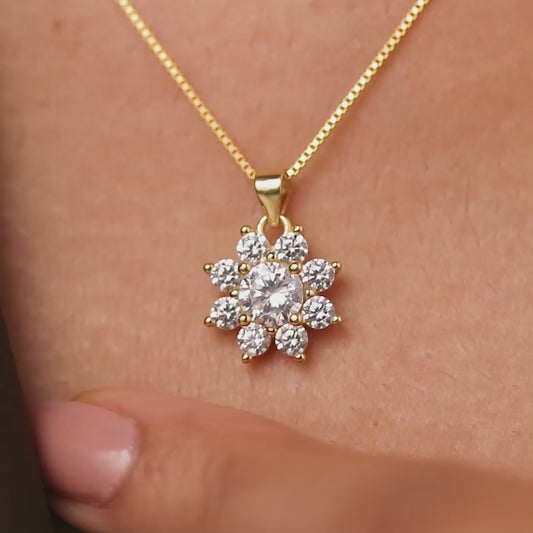 The Sun-Kissed Marigold Gold Plated Necklace