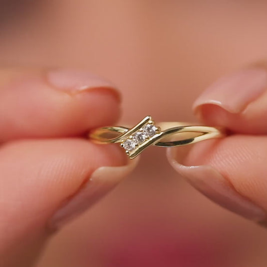 My Infinite Vow Gold Plated Ring (Adjustable)