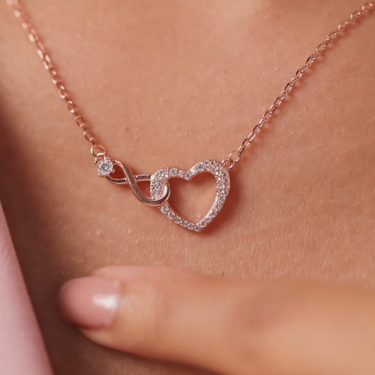 Our Infinite Story Rose Gold Plated Necklace