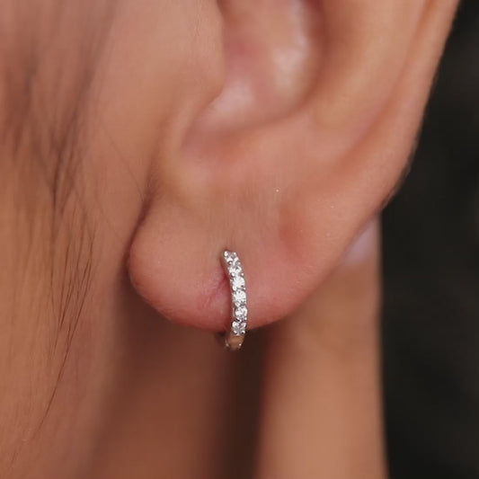 The Classic Moment Hoop 925 Silver Earrings