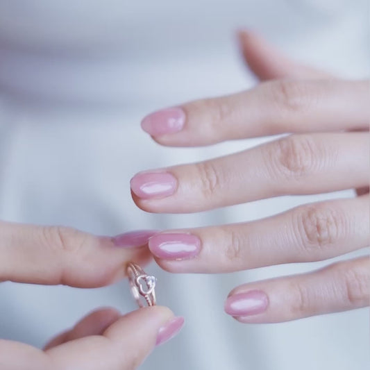 Everlasting Love - Beloved 925 Silver Ring (Adjustable size) Rose Gold Gift Hamper