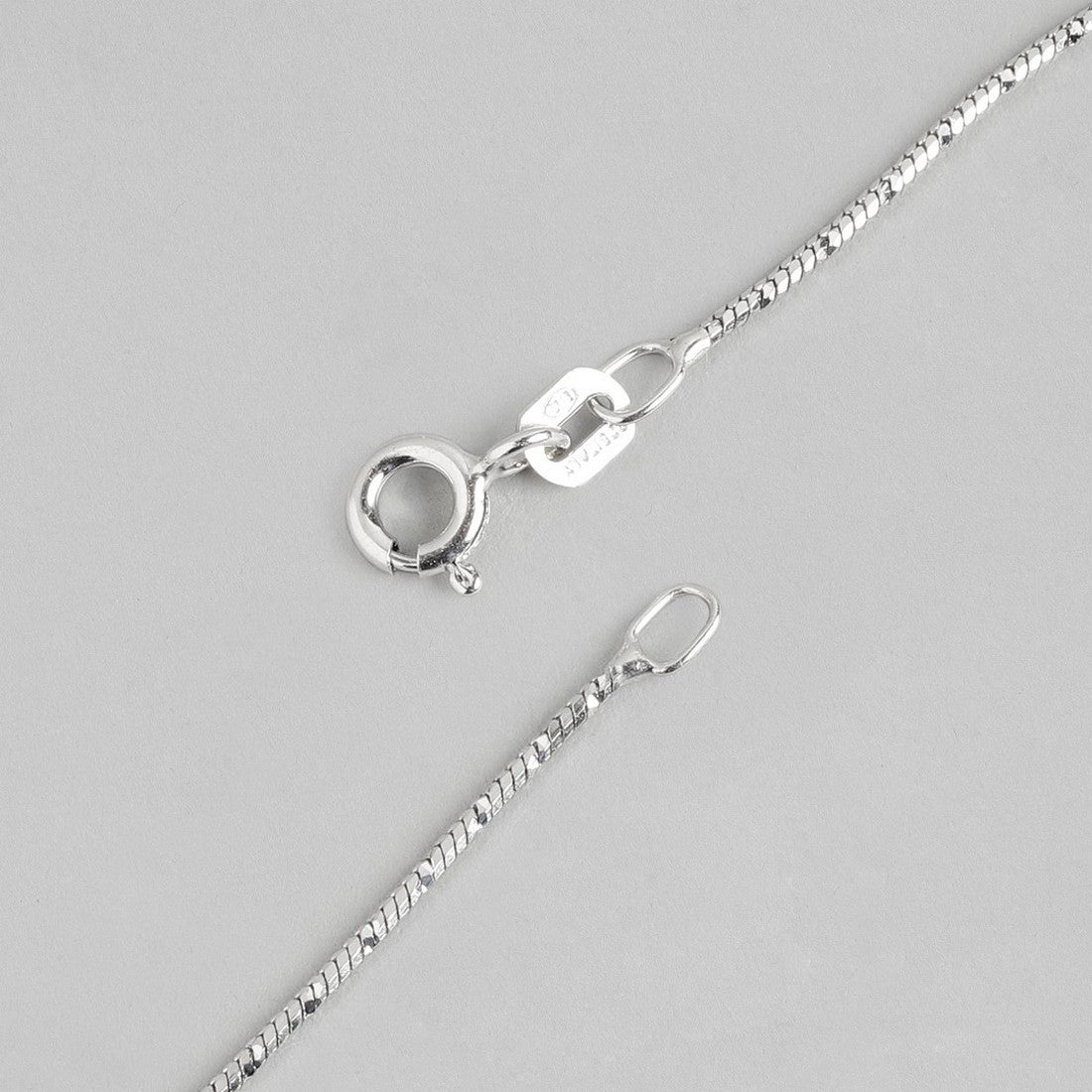 Sleek Minimal Chain 925 Sterling Silver Anklet