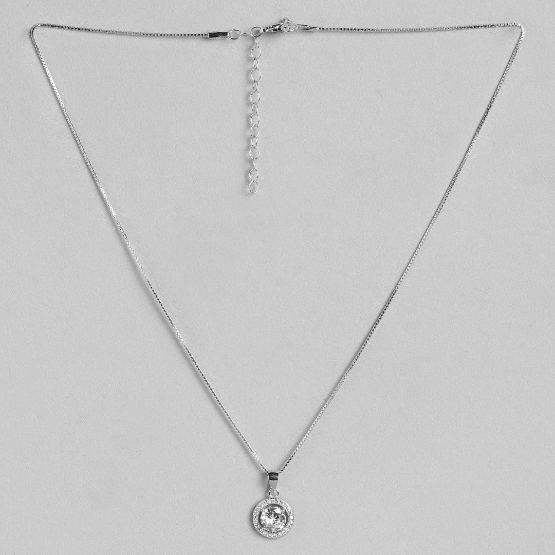 Alexis Halo 925 Silver Necklace