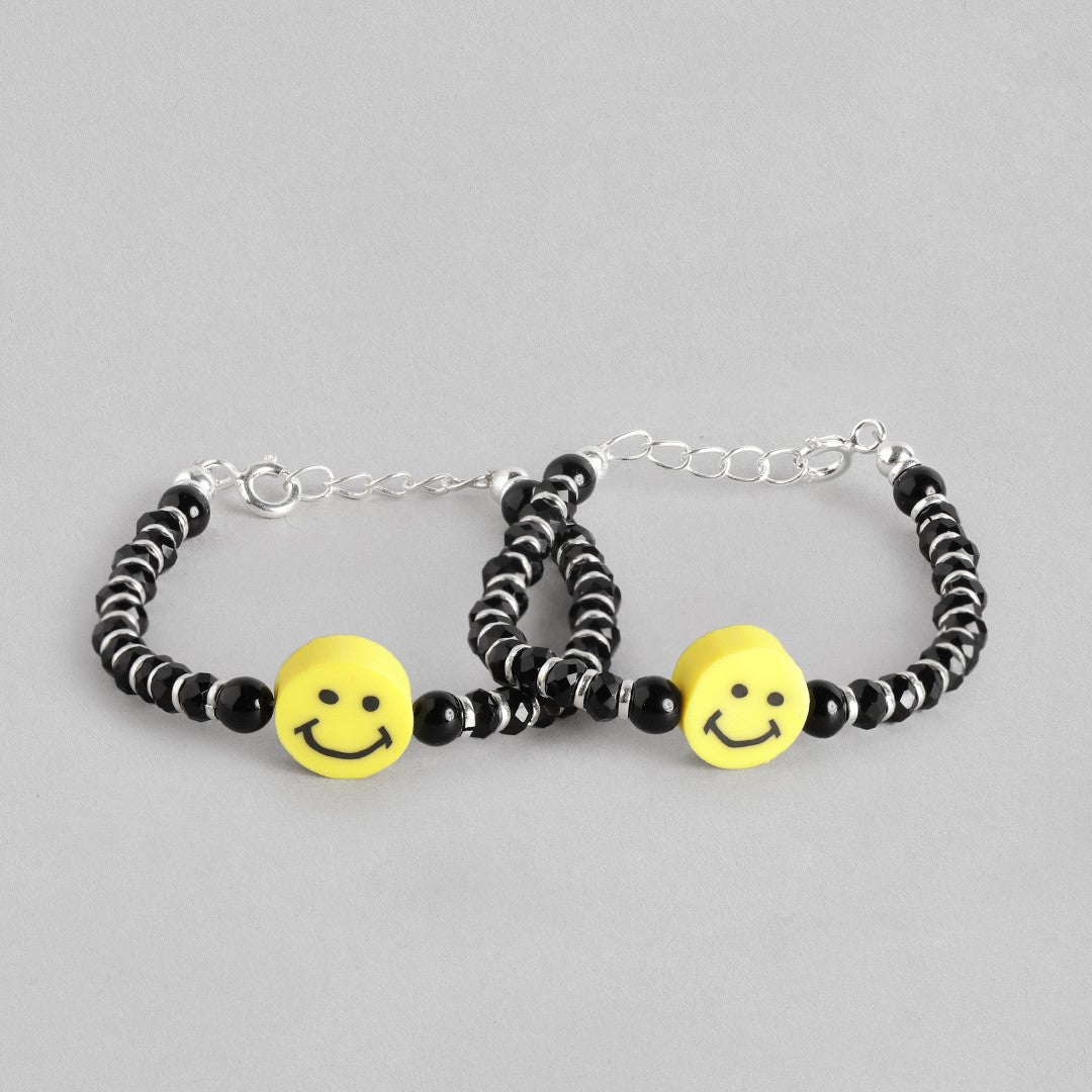 Smiley 925 Sterling Silver Kids Bracelet Combo (Age : 0-3 Years)