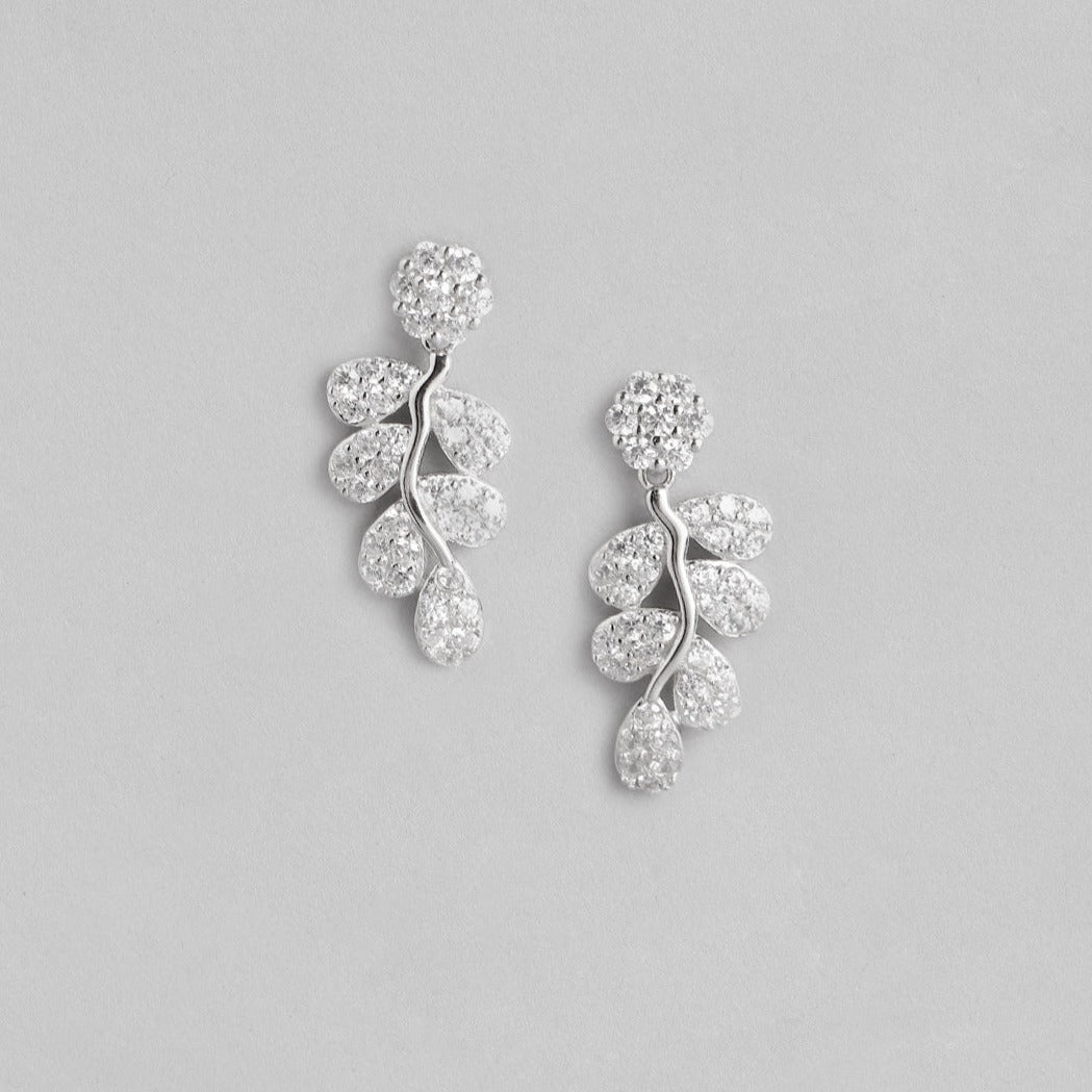 Leaf-Droplet 925 Silver Jewellery Set