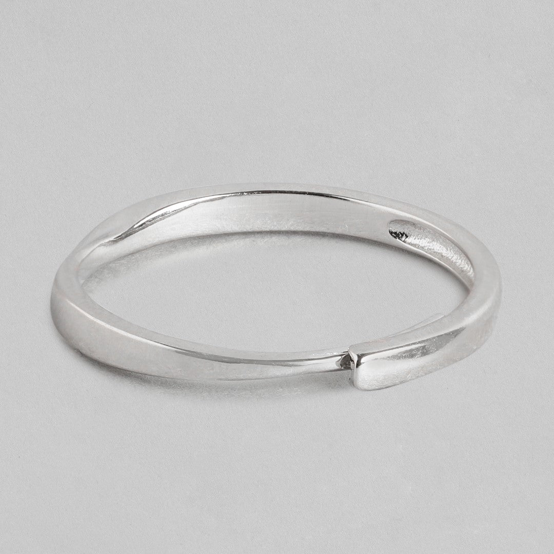 Classy Cut 925 Sterling Silver Female Ring (Adjustable)