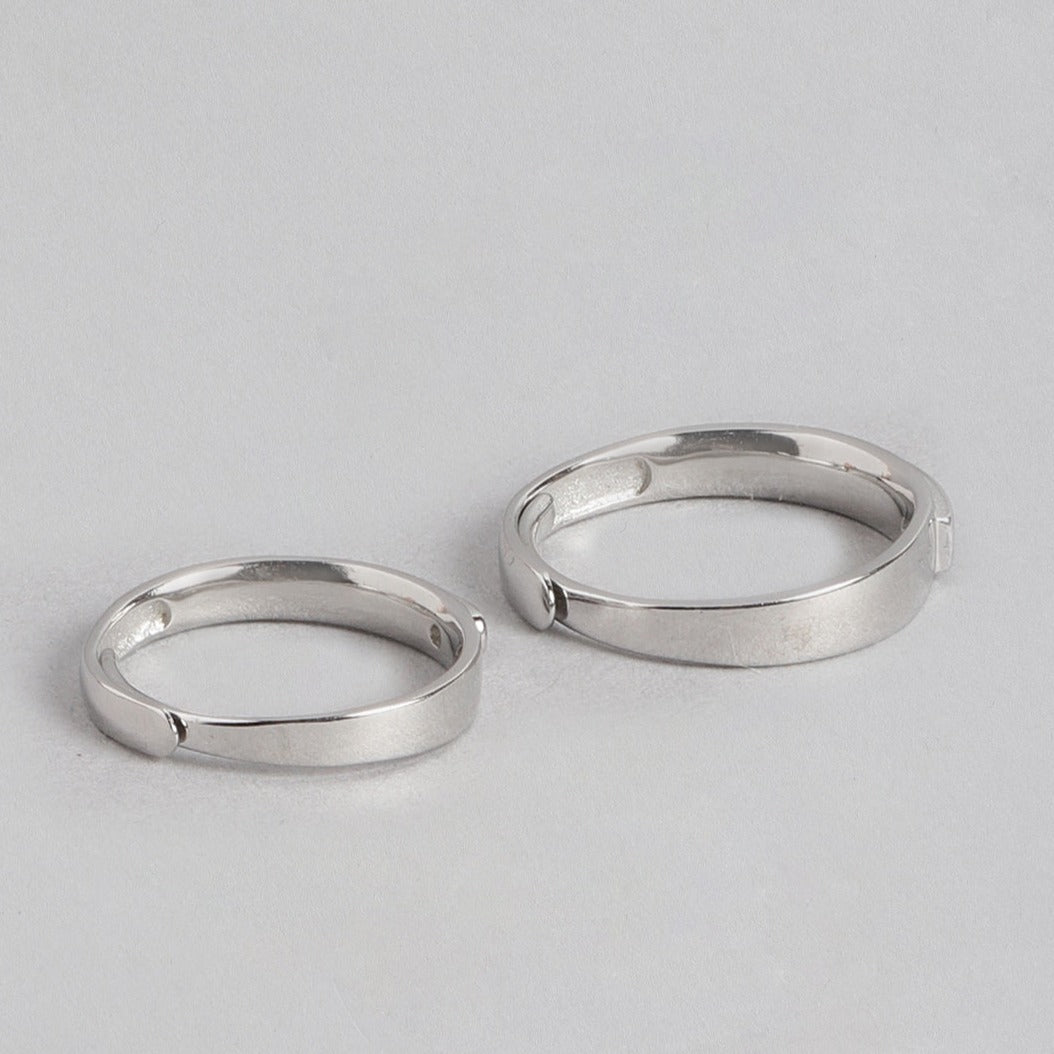 You & Me 925 Sterling Silver Couple Ring