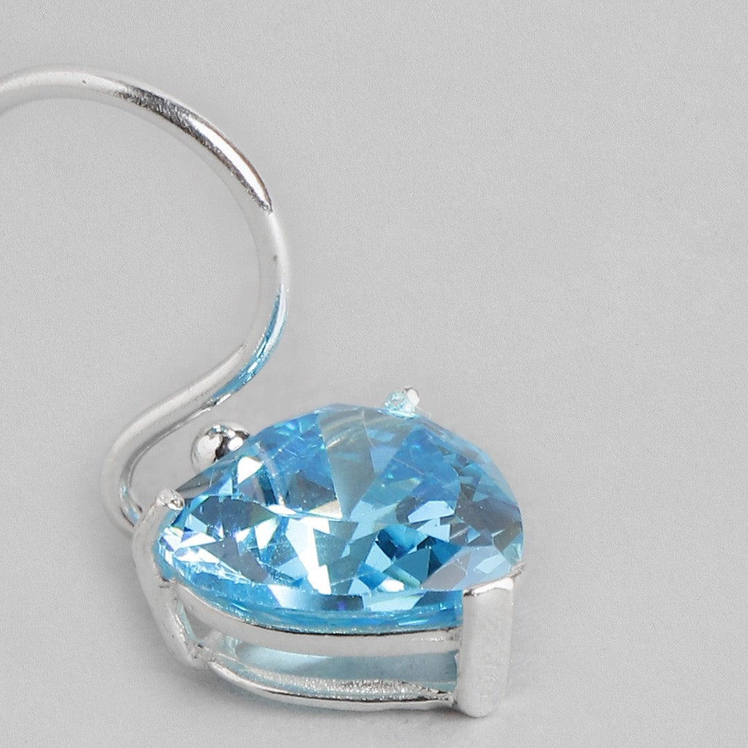 Azure 925 Silver Drop Earrings