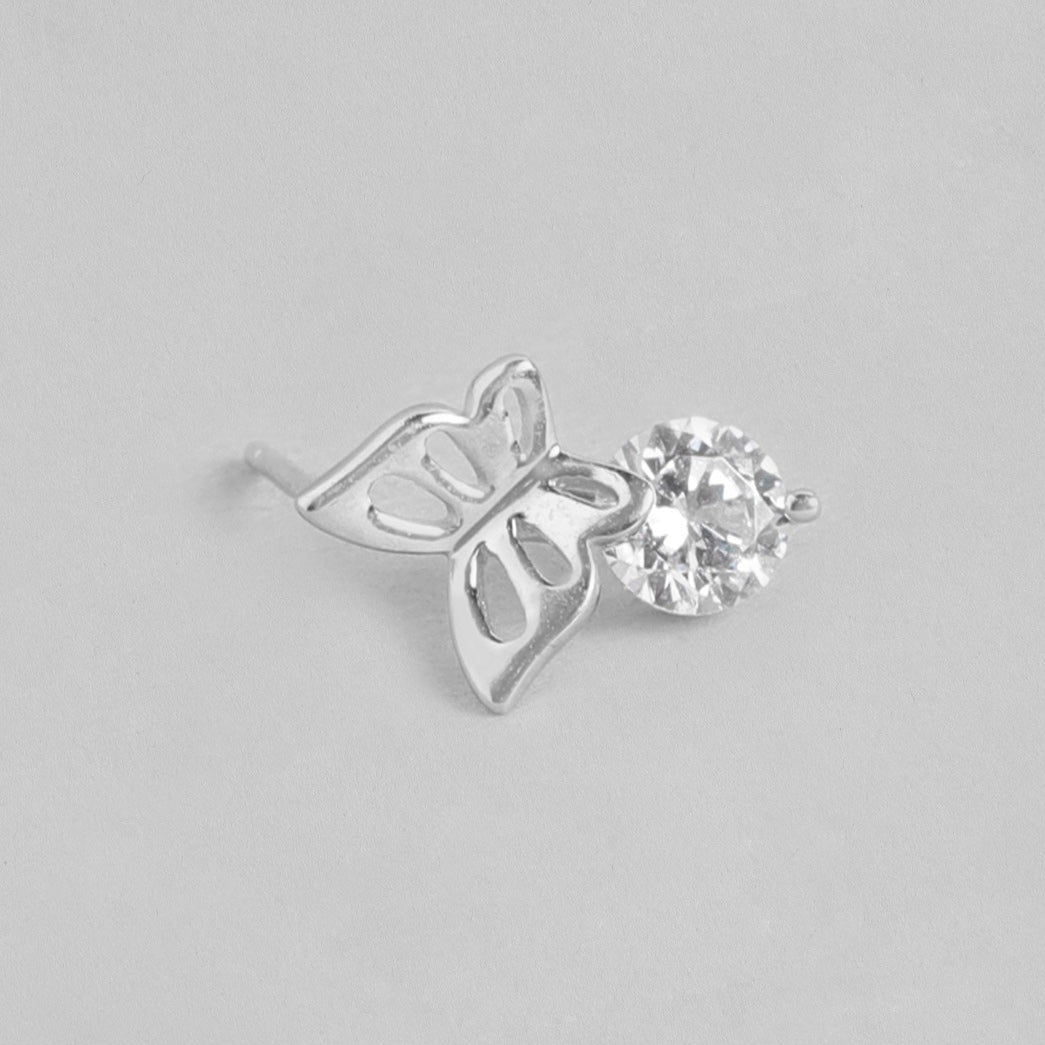 Butterfly CZ 925 Sterling Silver Earrings
