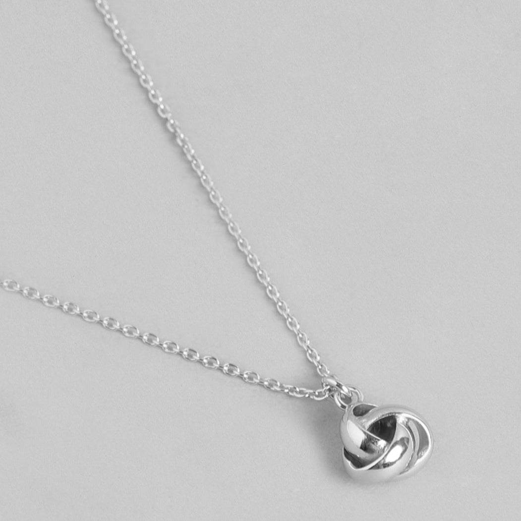 Infinity Loop 925 Sterling Silver Necklace