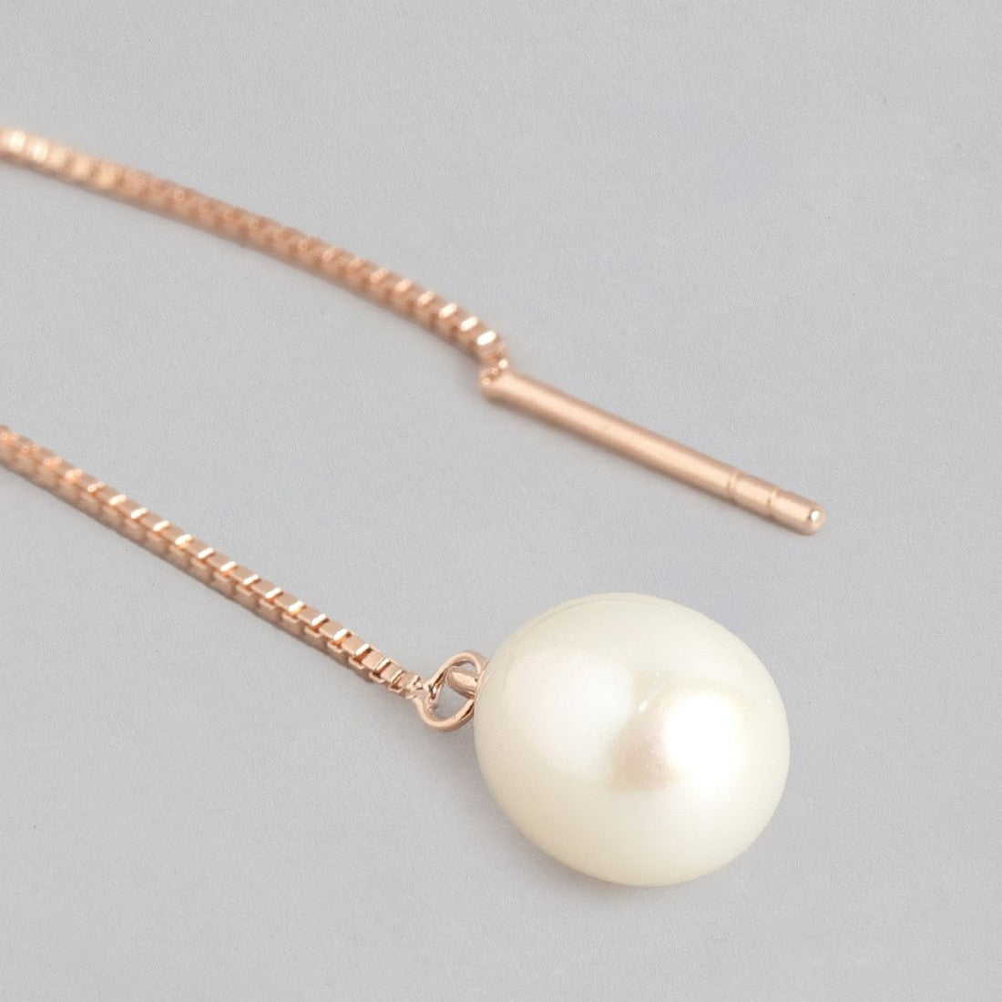 Classic Pearl Rose Gold Plated 925 Sterling Silver Jewellery Set