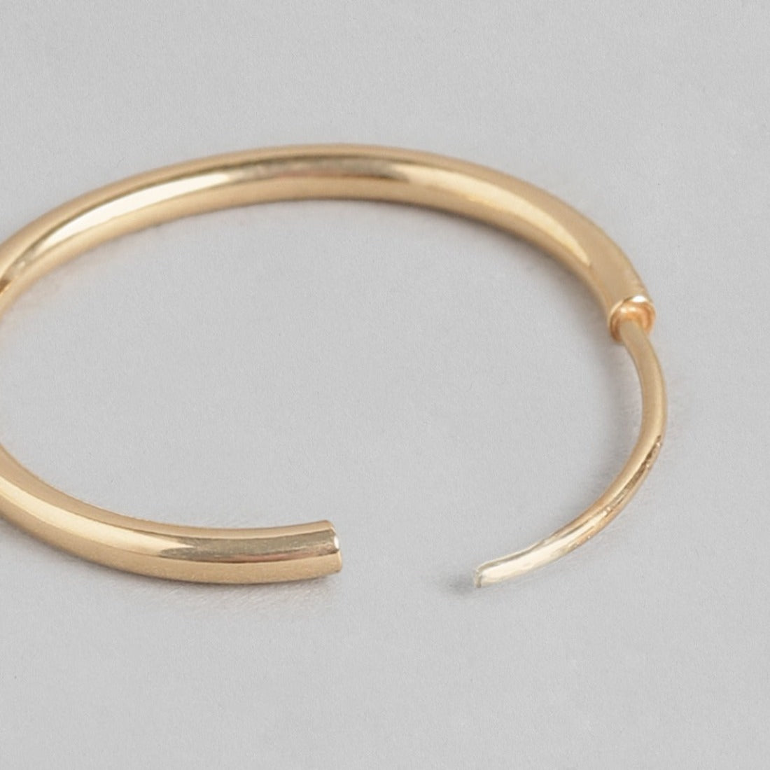 Rose Gold plated 925 Sterling Silver Hoops