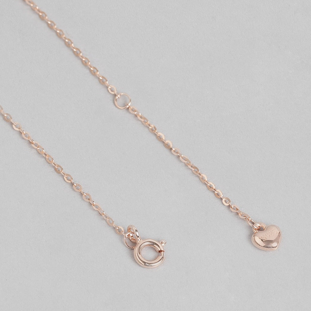 To the Moon Rose-Gold Plated 925 Sterling Silver Necklace