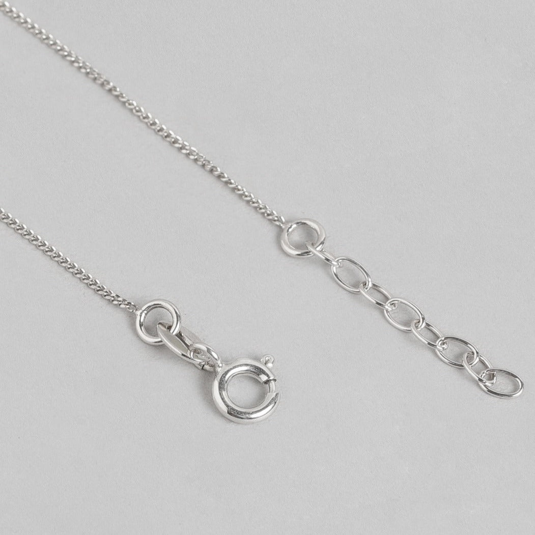 Minimalistic Butterfly 925 Sterling Silver Anklets