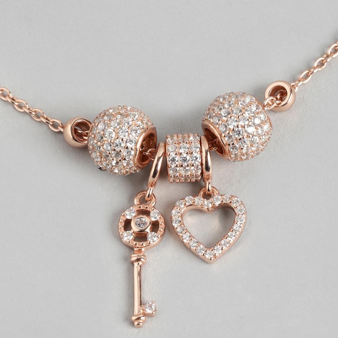 Key to the Heart 925 Silver Bracelet