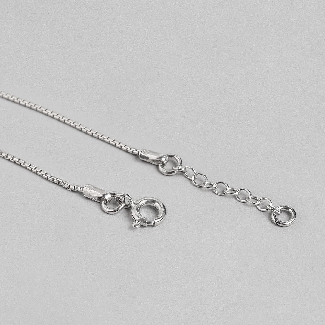 Bold Bead 925 Silver Anklet