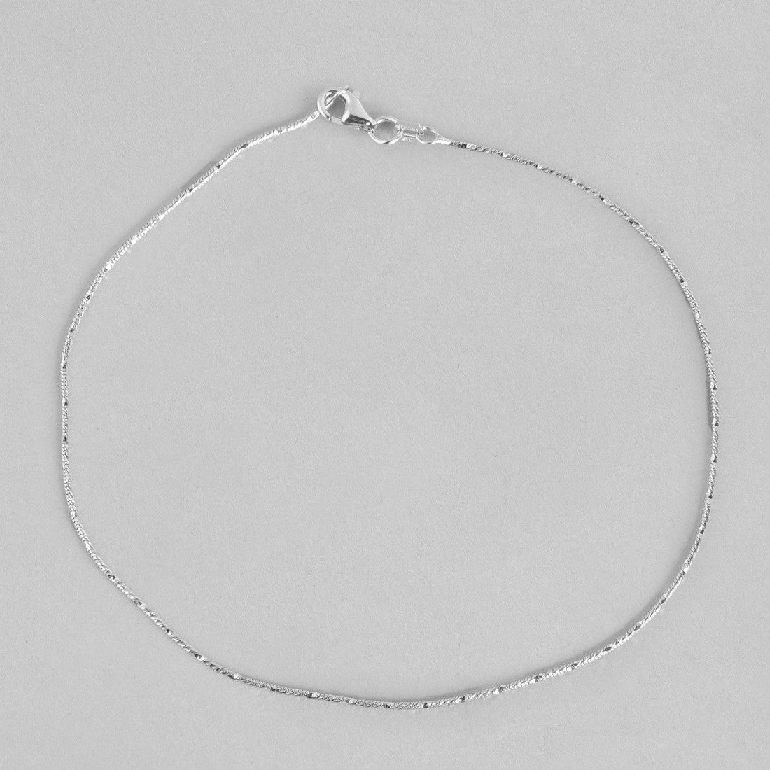 Minimal Chain 925 Sterling Silver Anklet