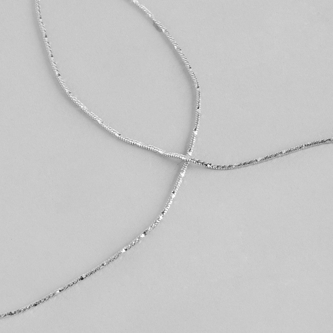 Minimal Chain 925 Sterling Silver Anklet