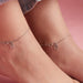 Infinity and Paw 925 Sterling Silver Anklets