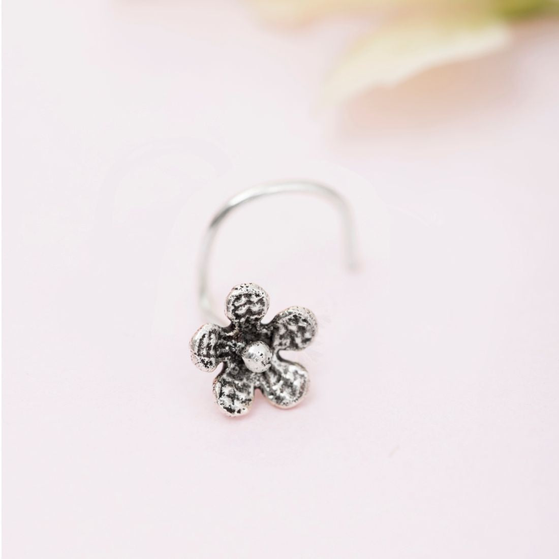 Floral 925 Silver Nose Pin
