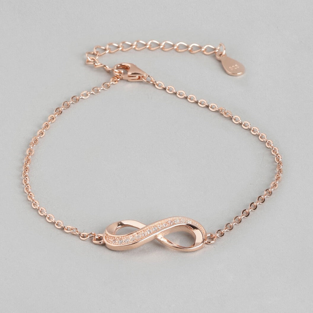 Infinity and Beyond 925 Silver Bracelet - Valentines Edition with Gift Box
