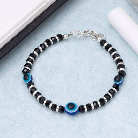 Classy Evil Eye 925 Sterling Silver Bracelet