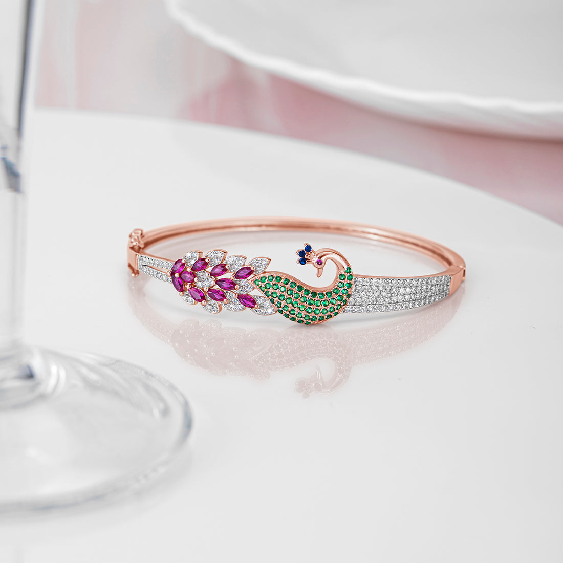 thumbnail image 2 of Cuff Bangle Bracelet Set For Women Open WBracelets Gold Wrist Cuff Wrap Bracel E 2 of 12