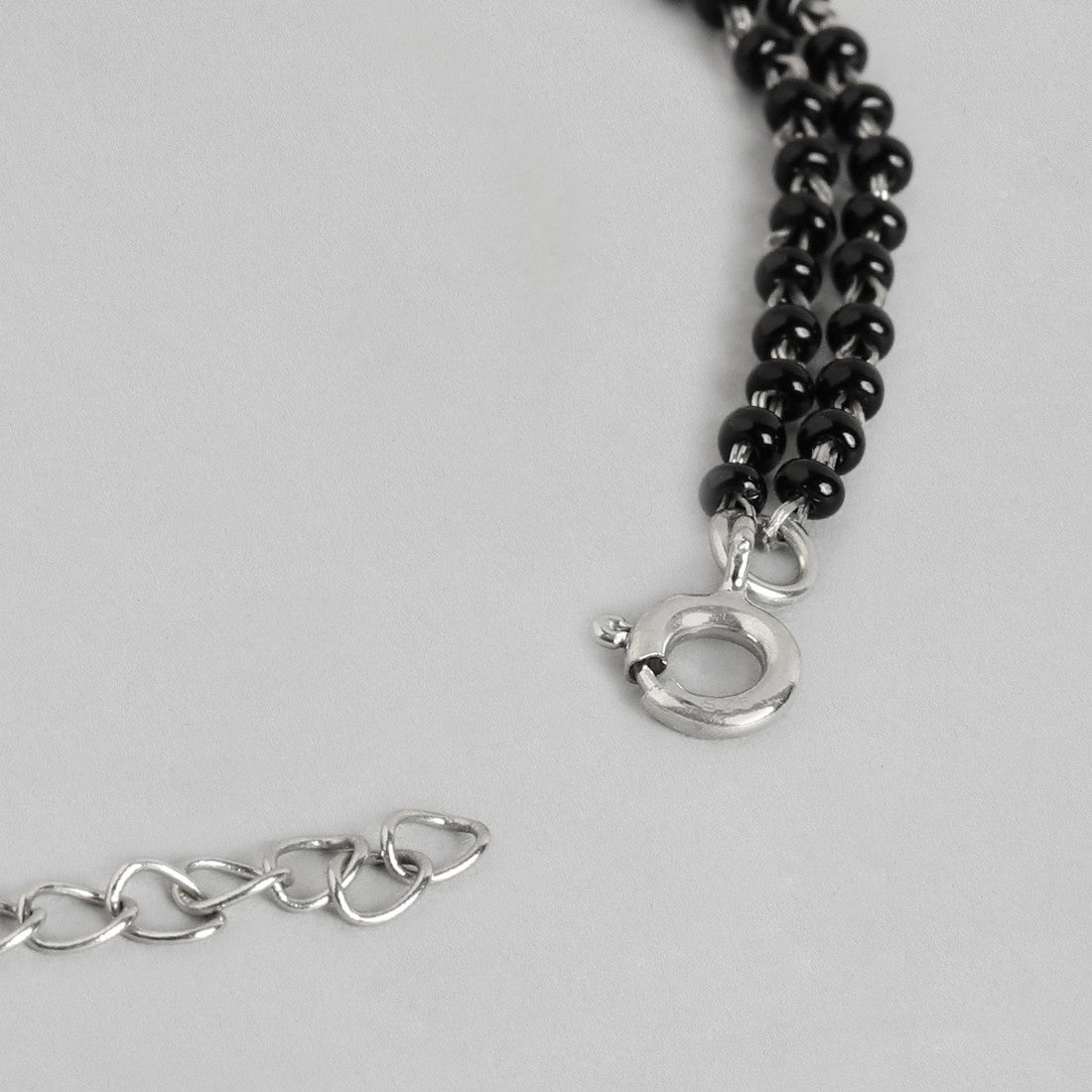 Cubic Zirconia 925 Silver Mangalsutra Bracelet