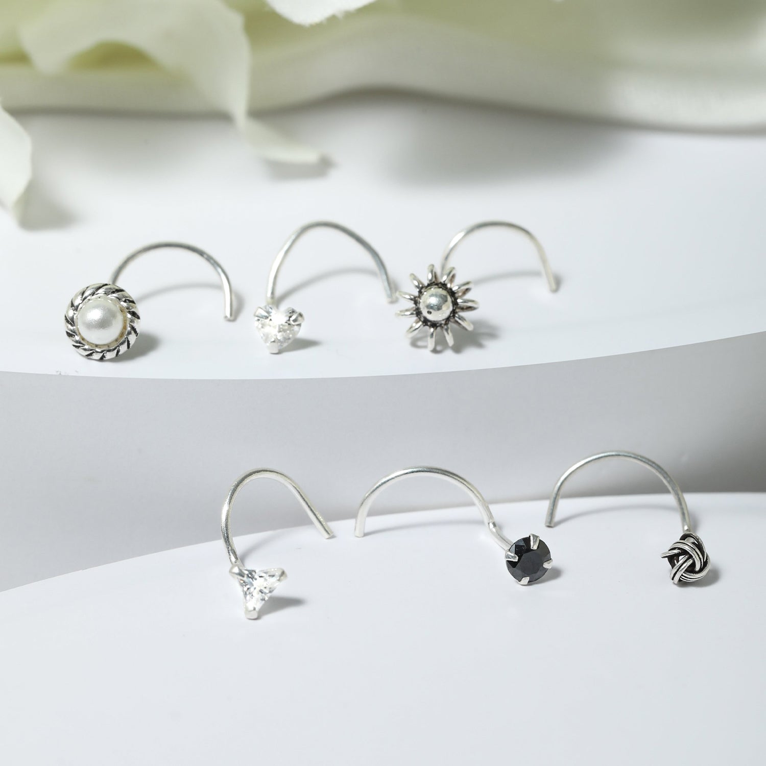 The Ultimate 925 Silver Nose Pin Set