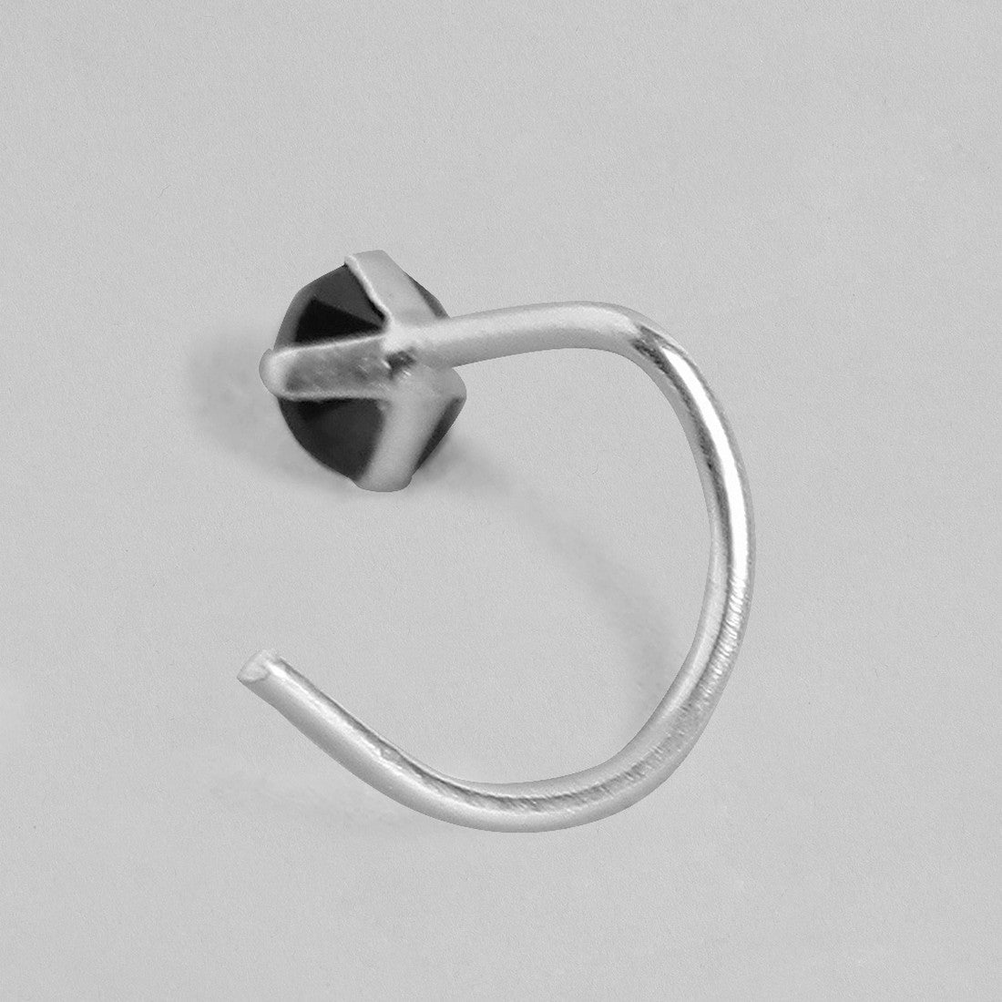 The Dark Duo 925 Silver Nose Pin Set