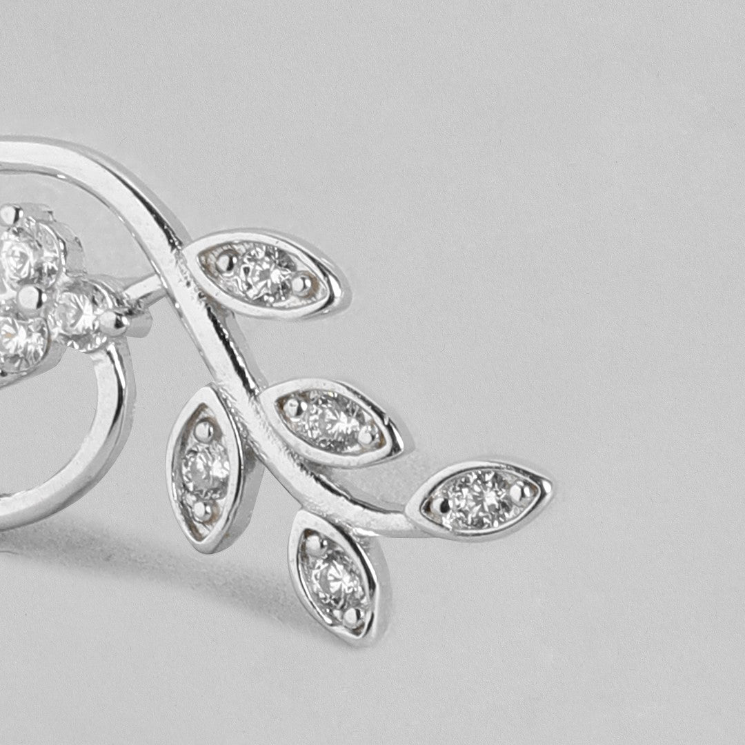 Sashay Away in Silver 925 Silver Stud Earrings